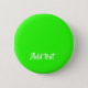 Chapa Redonda De 5 Cm texto personalizado verde claro plano (Anverso)