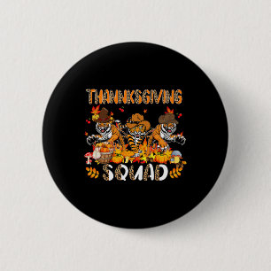 Chapa Redonda De 5 Cm Thankde Squad Leopardo Three Fall Tigers Weari