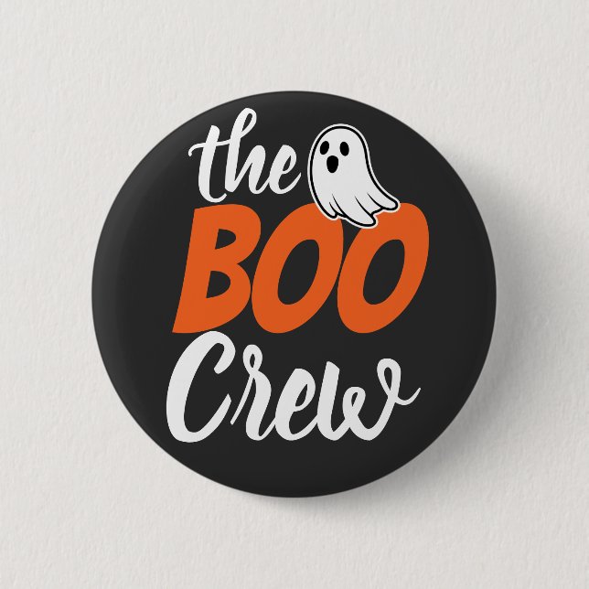 Chapa Redonda De 5 Cm The Boo Crew Halloween (Anverso)