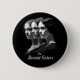 Chapa Redonda De 5 Cm The Brontë Sisters