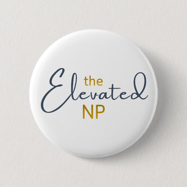 Chapa Redonda De 5 Cm The Elevated NP Logo (Anverso)