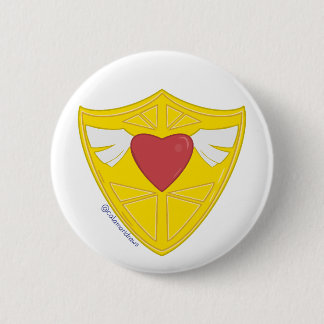 Chapa Redonda De 5 Cm The Heart Shield