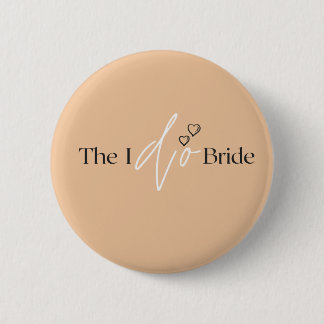 Chapa Redonda De 5 Cm The I do Bride Button Pin