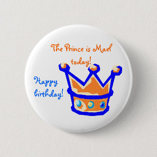 Chapa Redonda De 5 Cm the prince is