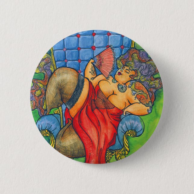 Chapa Redonda De 5 Cm The Queen (Anverso)