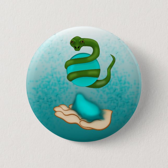 Chapa Redonda De 5 Cm The Snake (Anverso)