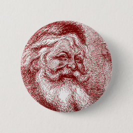 Chapa Redonda De 5 Cm Thomas Nast Papá Noel