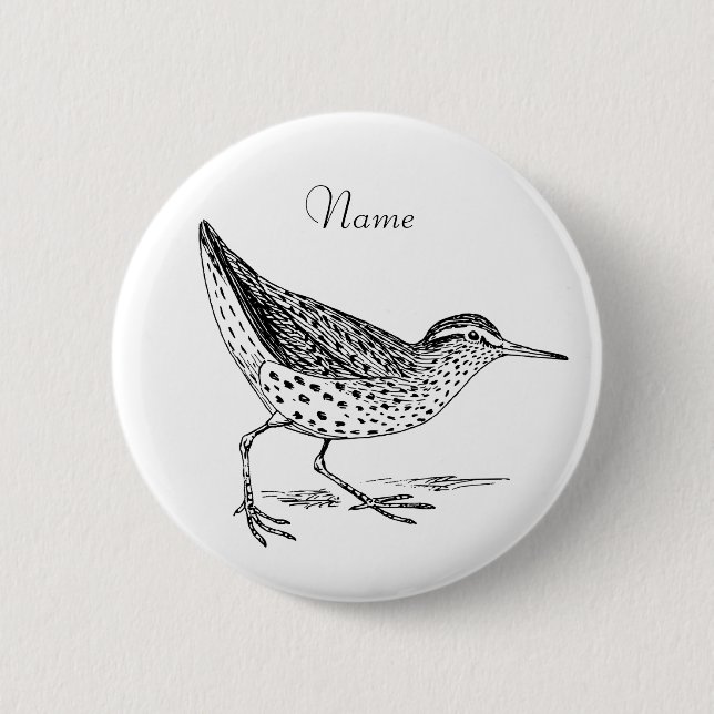 Chapa Redonda De 5 Cm Thunder_Cove de Sandpiper (Anverso)