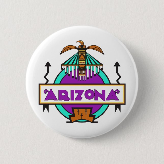 Chapa Redonda De 5 Cm Thunderbird Shield (Anverso)