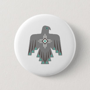 Chapa Redonda De 5 Cm Thunderbird Symbol