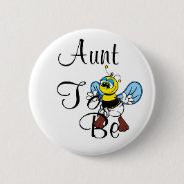 Chapa Redonda De 5 Cm Tía juguetona para abejar