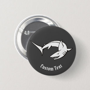 Chapa Redonda De 5 Cm Tiburón