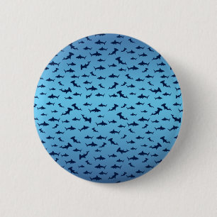 Chapa Redonda De 5 Cm Tiburones