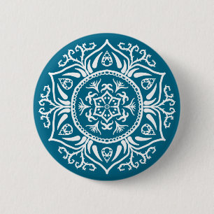 Chapa Redonda De 5 Cm Tidepool Mandala