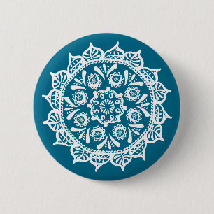 Chapa Redonda De 5 Cm Tidepool Mandala