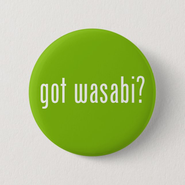 Chapa Redonda De 5 Cm ¿tiene wasabi? (Anverso)
