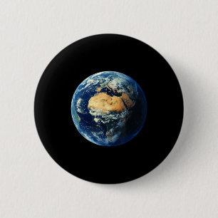 Chapa Redonda De 5 Cm Tierra Mundo - Feliz Día de la Tierra Salva el Pla