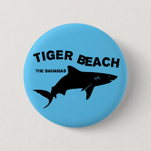 Chapa Redonda De 5 Cm Tiger Beach - Bahamas   Submarinismo con tiburones