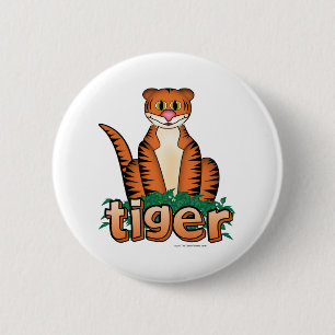 CHAPA REDONDA DE 5 CM ¡TIGRE!