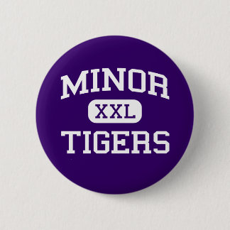 Chapa Redonda De 5 Cm - Tigres - High School secundaria de menor