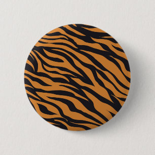 Chapa Redonda De 5 Cm Tigres huecos de tigre regalos de patrones animale