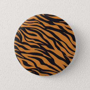 Chapa Redonda De 5 Cm Tigres huecos de tigre regalos de patrones animale