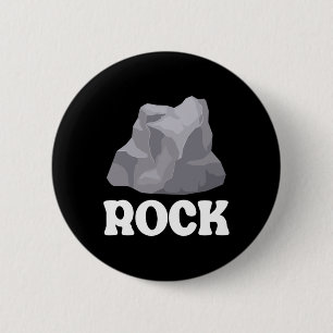Chapa Redonda De 5 Cm Tijeras de papel de rock que coinciden con disfrac
