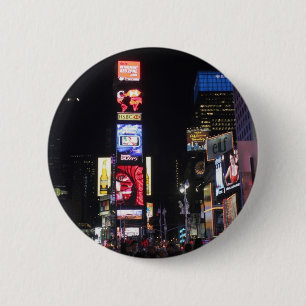 Chapa Redonda De 5 Cm Times Square New York