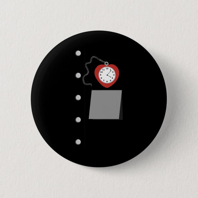 Chapa Redonda De 5 Cm Tin Man Costume Halloween Mago De Oz Tinman Vint (Anverso)