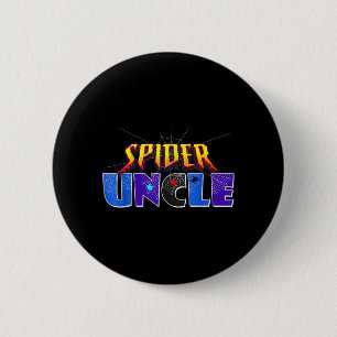 Chapa Redonda De 5 Cm Tío Araña Diseño Día del Padre Familia Combinada