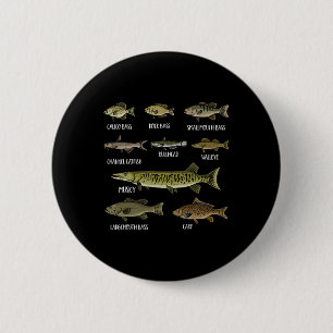Chapa Redonda De 5 Cm Tipos de peces de agua dulce Clasificación Especie