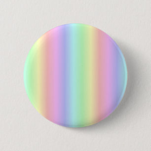 Chapa Redonda De 5 Cm Tiras de arcoiris Pastel - Patrón