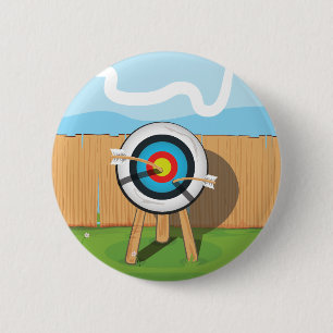 Chapa Redonda De 5 Cm Tiro al arco