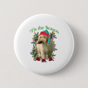Chapa Redonda De 5 Cm ` Tis del golden retriever