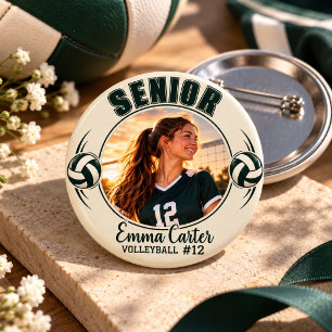 Chapa Redonda De 5 Cm Título: Foto personalizada de la noche de senior d