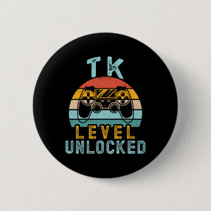 Chapa Redonda De 5 Cm Tk Level Unlocked Video Game Ck To School Boy Tk K