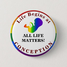 Chapa Redonda De 5 Cm ¡Toda la Vida Importa! Pin Button