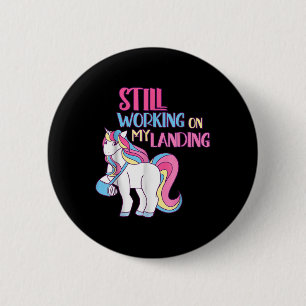 Chapa Redonda De 5 Cm Todavía Trabajando En Mi Lesiones De Aterrizaje Ro