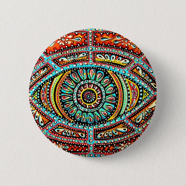 Chapa Redonda De 5 Cm Todo el ojo que ve (Anverso)