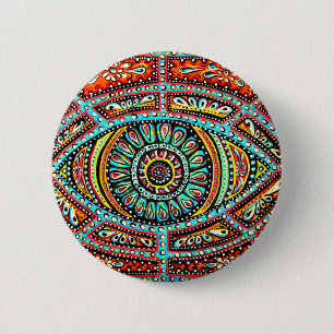 Chapa Redonda De 5 Cm Todo el ojo que ve