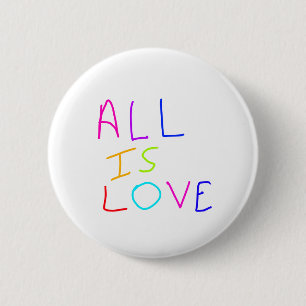 Chapa Redonda De 5 Cm Todo es amor arcoíris orgullo colorido LGBTQ gay j