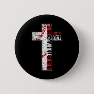 Chapa Redonda De 5 Cm Todo lo que necesito es vender y Jesús Cruz Cristi