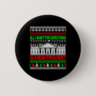 Chapa Redonda De 5 Cm Todo Lo Que Quiero De Los Navidades Es Un Nuevo Pr
