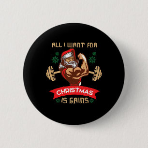 Chapa Redonda De 5 Cm Todo lo que quiero para Navidad es ganancias camis