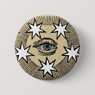 Chapa Redonda De 5 Cm Todo-Ver el ojo