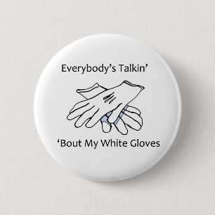 Chapa Redonda De 5 Cm Todos combate del ` de Talkin' mis guantes