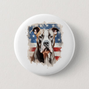 Chapa Redonda De 5 Cm TODOS LOS AMERICANOS DEL PERRO Pit bull 3