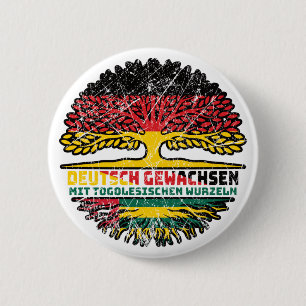 Chapa Redonda De 5 Cm Togo Togoisch Deutsch Deutschland Baum Wurzel
