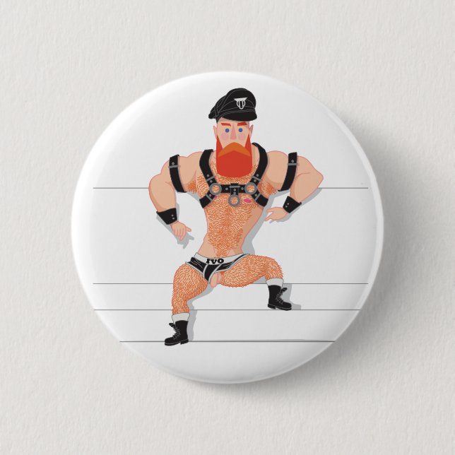 Chapa Redonda De 5 Cm Tom Caralhactus (Anverso)