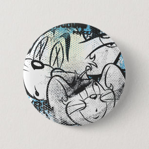 Chapa Redonda De 5 Cm Tom y Jerry Grimey